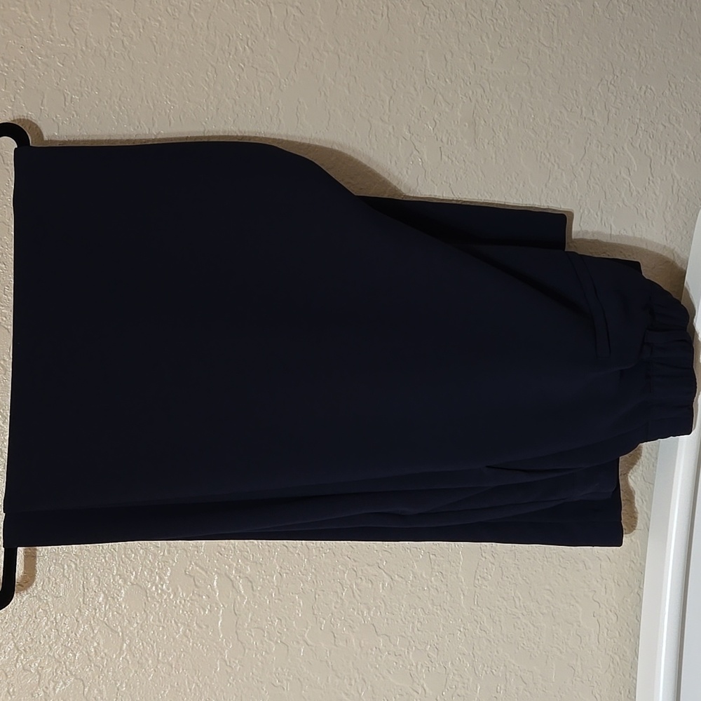 GAP Black Pleated Easy Crepe Pant (Tall)